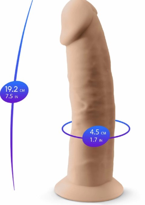 Silex-D Model 2 7.5" silikonowy anatomiczny z przyssawką, termoaktywny