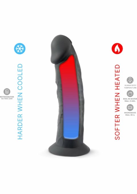 Silex-D Model 2 7.5" silikonowy anatomiczny z przyssawką, termoaktywny
