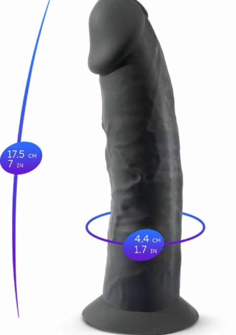 Silex-D Model 2 7.5" silikonowy anatomiczny z przyssawką, termoaktywny