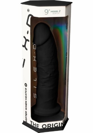 Silex-D Model 2 9" silikonowy anatomiczny z przyssawką, termo-reaktywny