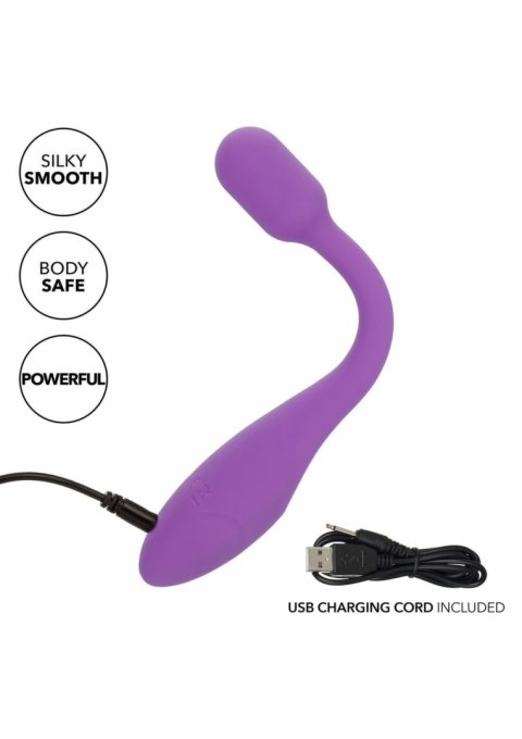 CalExotics Bliss Flex-O-Teaser silikonowy masażer z elastyczną szyjką IPX7 USB