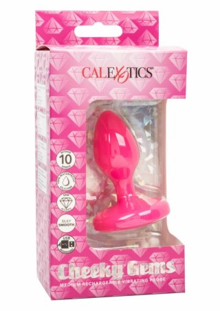 CalExotics Cheeky Gem Medium Sonda Wibrująca z Kryształową Bazą