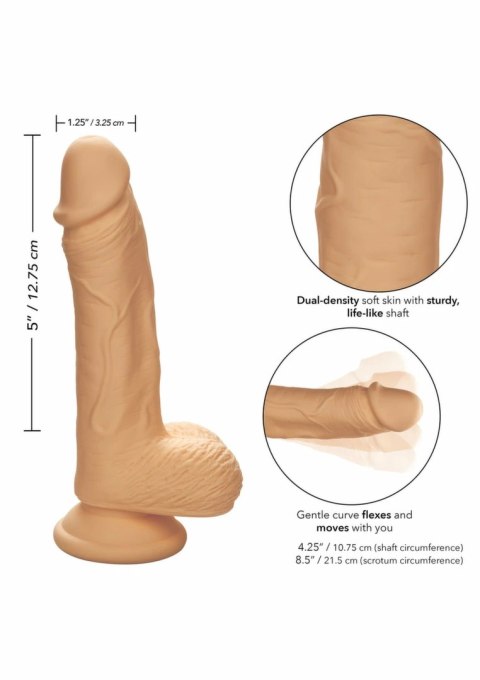 CalExotics Dual Density Silicone Stud 5" model z przyssawką, silikonowy