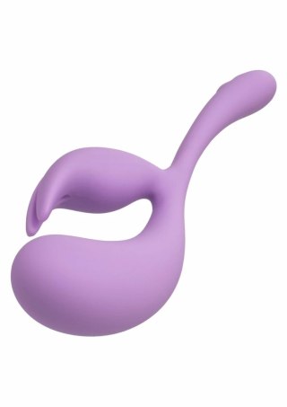 CalExotics Elle Liquid Silicone Dual Flicker elastyczny masażer 10 trybow