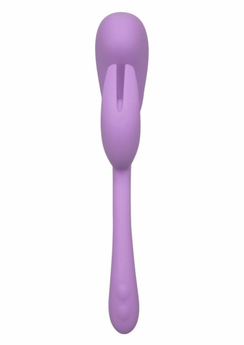 CalExotics Elle Liquid Silicone Dual Flicker elastyczny masażer 10 trybow