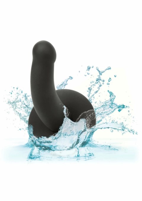 CalExotics Onyxxx Thigh Strap z silikonową sondą i regulacją, czarny, 5 cali