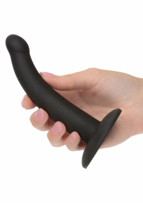 CalExotics Onyxxx Thigh Strap z silikonową sondą i regulacją, czarny, 5 cali