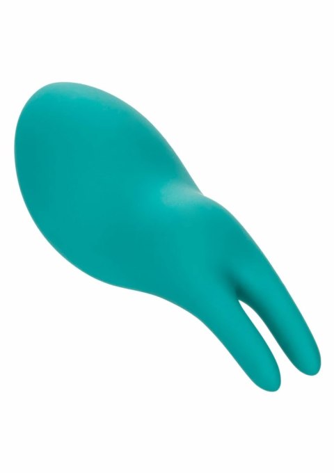 CalExotics Pixies Bunny silikonowy mini masażer dwustronny 10 trybow fioletowy