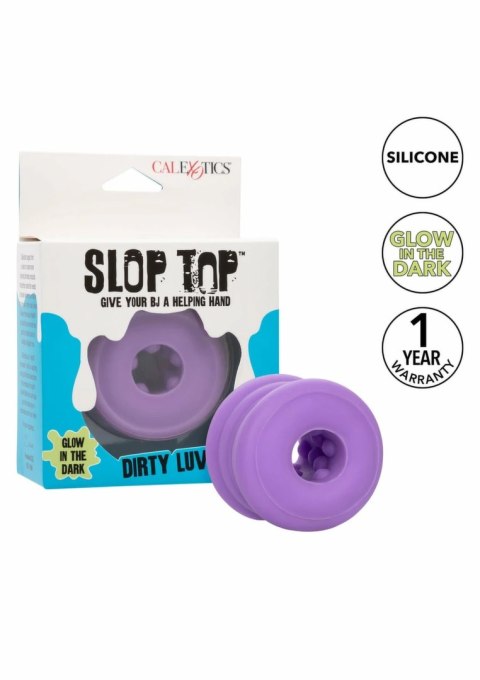 CalExotics Slop Top Dirty Luv maszyna intymna Liquid Silicone świecąca w ciemności