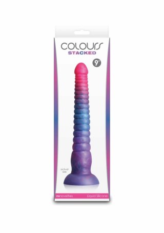 Colours Stacked 9 inch - model trojkolorowy, silikon premium