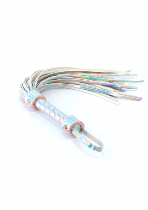 Cosmo Bondage Flogger holograficzny bat z regulacją Rose Gold