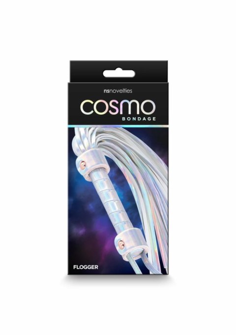 Cosmo Bondage Flogger holograficzny bat z regulacją Rose Gold