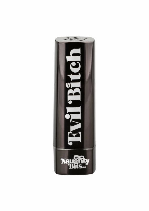 Evil Bitch Lipstick Vibrator mini masażer 10 trybow czarny 4 cale