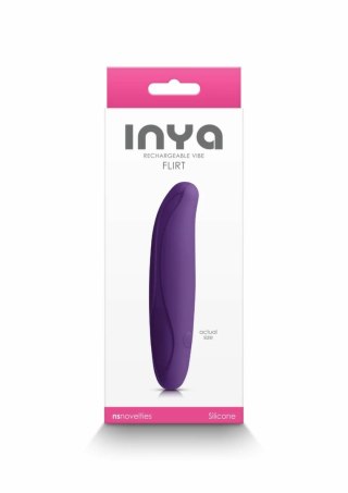 INYA Flirt - elastyczny wibrator silikonowy, wodoodporny, ładowalny