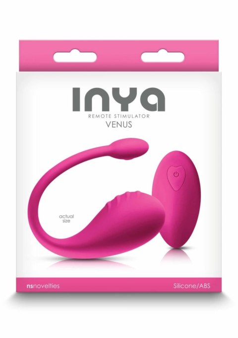 INYA Venus - bezprzewodowa maszyna intymna z silikonem premium, fioletowa