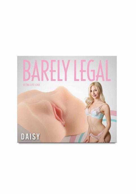 NS Novelties Barely Legal Daisy model intymny TPE, anatomiczny, kompaktowy, beżowy