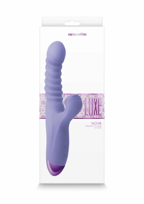 NS Novelties Luxe Nova - silikonowy model z funkcją ruchu i 7 trybami pracy