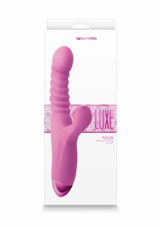 NS Novelties Luxe Nova - silikonowy model z funkcją ruchu i 7 trybami pracy