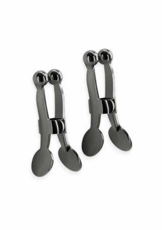 NS Novelties Nipple Clamps C1 - regulowane klamry silikonowe, metalowe