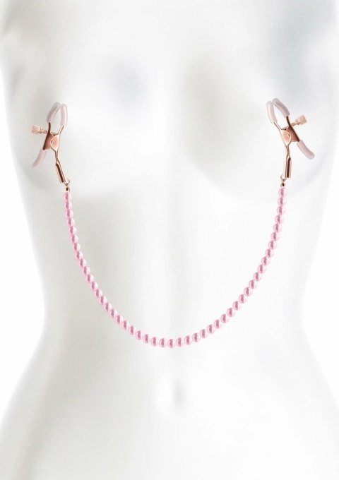 NS Novelties Nipple Clamps DC1 regulowane, silikonowe końcowki, metal