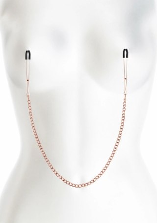 NS Novelties Nipple Clamps DC3 - regulowane klamry z silikonowymi końcowkami