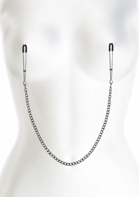 NS Novelties Nipple Clamps DC3 regulowane, silikonowe końcowki, metal
