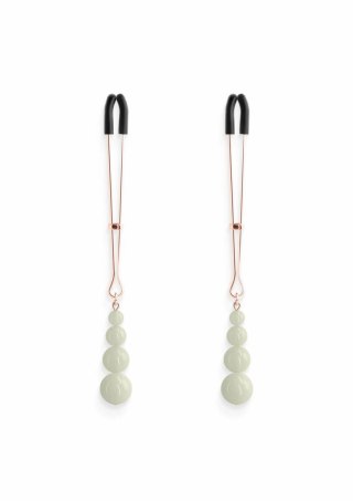 NS Novelties Nipple Clamps G2 regulowane, silikonowe końcowki, metal