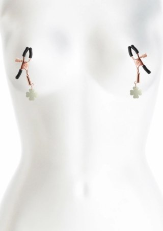 NS Novelties Nipple Clamps G4 - regulowane klamry z silikonowymi końcowkami