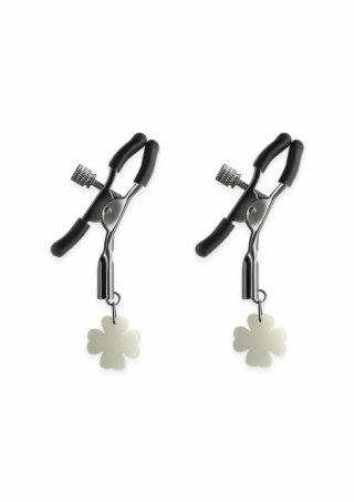 NS Novelties Nipple Clamps G4 - regulowane klamry z silikonowymi końcowkami