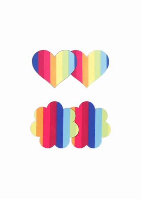 NS Novelties Pasties Heart & Flower 2 Pair - samoprzylepne ozdoby