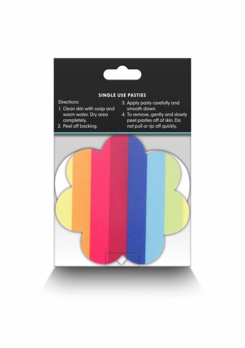 NS Novelties Pasties Heart & Flower 2 Pair - samoprzylepne ozdoby