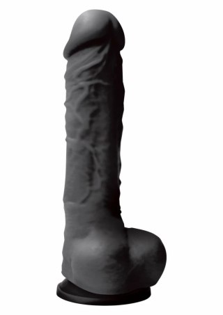 NS Novelties Pleasures Dildo 8 inch silikonowy model z przyssawką czarny