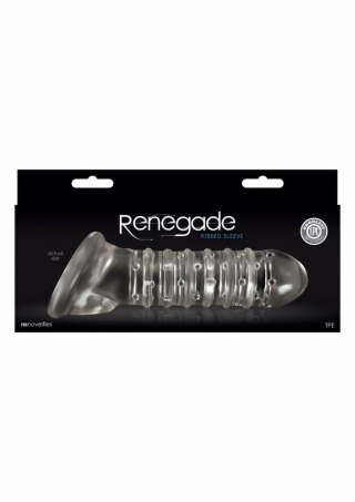NS Novelties Renegade Ribbed Sleeve - elastyczna nakładka z wypustkami TPE