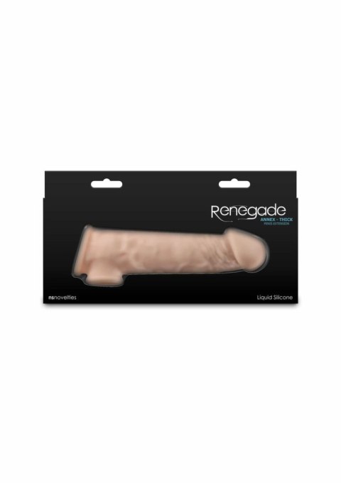 Renegade Annex Thick - elastyczny rękaw silikonowy z anatomicznym mocowaniem