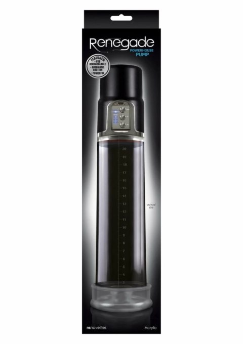 Renegade Powerhouse Pump - elektryczna pompa prożniowa USB, akryl/TPE