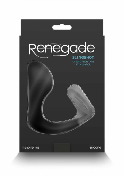 Renegade Slingshot silikonowy pierścień intymny z anatomiczną wtyczką