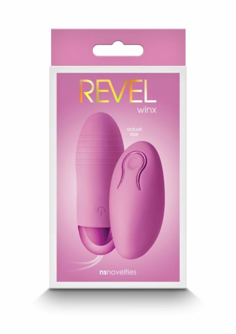 Revel Winx - kompaktowy system wibracyjny z pilotem, silikonowy
