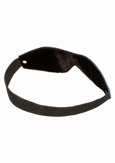 Ride Em Denim Eye Mask opaska na oczy z miękkiego denimu podwojnie wyściełana