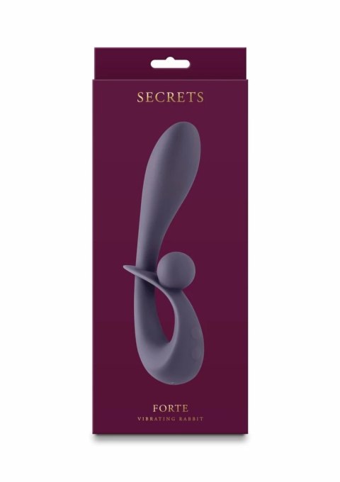 Secrets Forte - zaawansowany model z dwoma silnikami, silikonowy, ładowalny