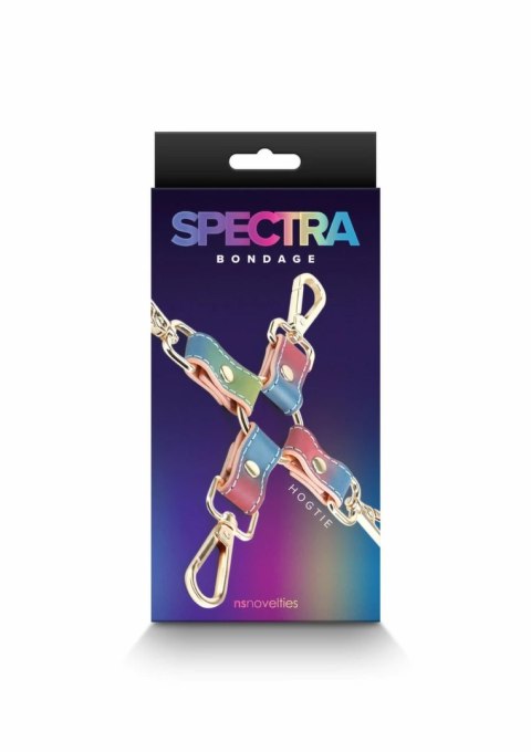 Spectra Bondage Hogtie system z metalowymi łącznikami - kolorowy design
