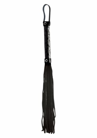 Sportsheets Whip czarny bat z winylu i skory 45 cm