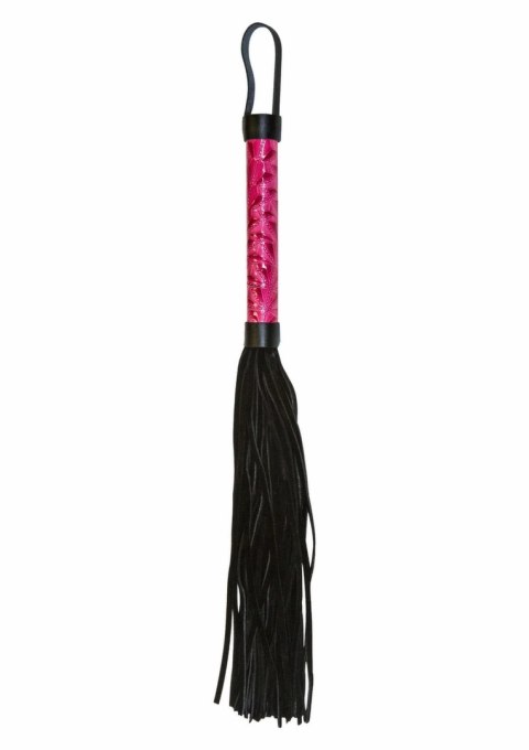 Sportsheets Whip czarny skorzany bicz do masażu 45 cm
