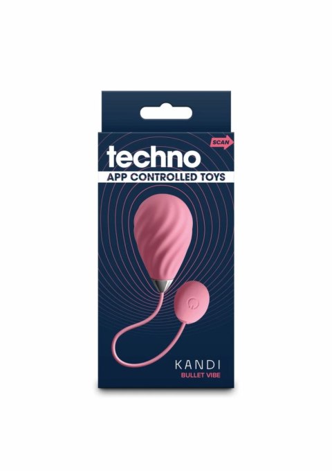 Techno Kandi silikonowy model z aplikacją, 19 trybow, ładowalny