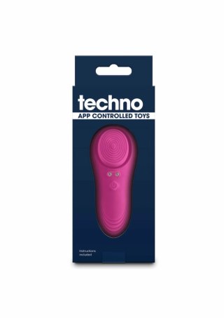 Techno Lucy - dyskretna maszyna intymna z aplikacją i magnesem silikonowym