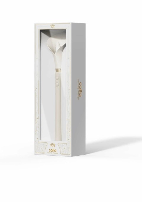 Zalo Calla Stimulator silikonowy model z ergonomicznym uchwytem fioletowy