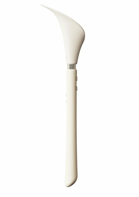 Zalo Calla Stimulator silikonowy model z ergonomicznym uchwytem fioletowy