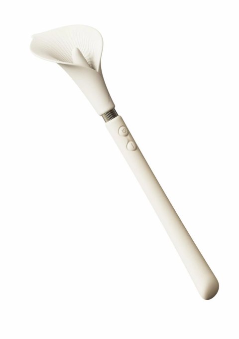 Zalo Calla Stimulator silikonowy model z ergonomicznym uchwytem fioletowy