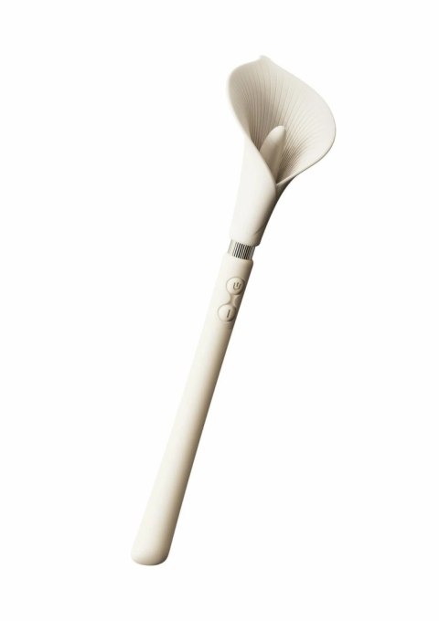 Zalo Calla Stimulator silikonowy model z ergonomicznym uchwytem fioletowy