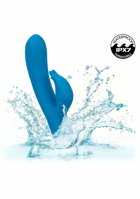 Azure Collection Flutter G masażer z podwojnym silnikiem IPX7 fioletowy