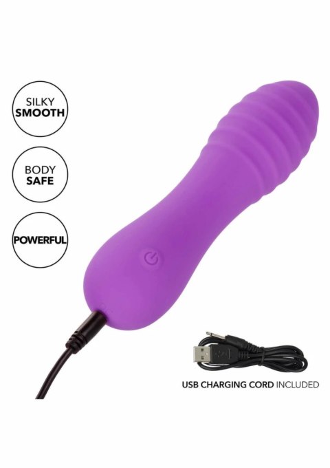 CalExotics Bliss Ripple masażer silikonowy 10 trybow IPX7 USB czarny